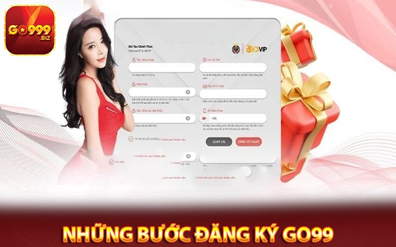 Những bước đăng ký go99 